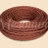 Ретро кабель витой 2x1,5 Коричневый, ТМ МезонинЪ GE70111-04 (1 метр)