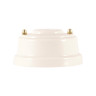 Розетка комп. RJ45 cat.6, керамика, белый bianco, золотистая фурнитура, Leanza РК6БЗ
