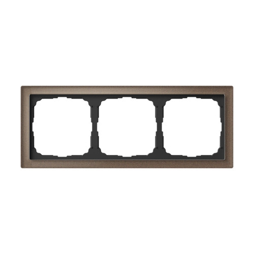 Рамка 3 местная, натуральное стекло, Мокко, ArtGallery SE GAL320603