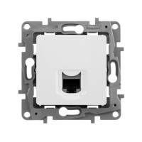Розетка компьютерная RJ45 Cat. 5e, белый, Etika Legrand 672241