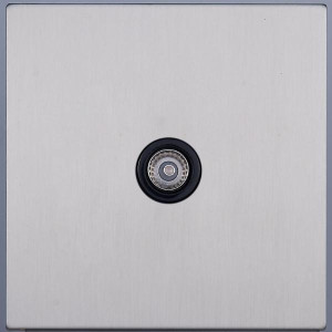 Розетка телевизионная TV (внутренний монт.), Никель, Castilla Salvador SJAN55BC14