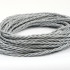 Ретро кабель витой UTP 5e + TV/SAT Серебристый шелк, Interior Wire ПРВТВК-СРШ (1 метр)
