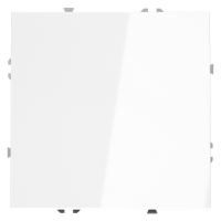 Кнопка без фиксации 1-кл., Белый глянцевый, S70 Voltum VLS010601