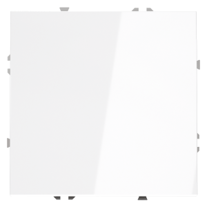 Кнопка без фиксации 1-кл., Белый глянцевый, S70 Voltum VLS010601
