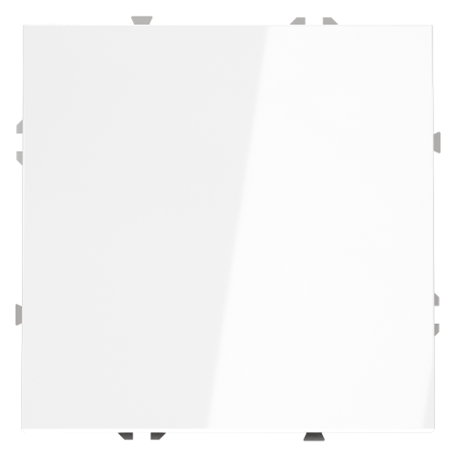 Кнопка без фиксации 1-кл., Белый глянцевый, S70 Voltum VLS010601