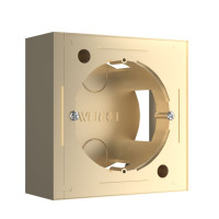 Коробка накладного монтажа 1 местная, Шампань, Werkel W8000011