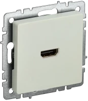 Розетка HDMI, Бежевый, Brite IEK BR-H10-K10