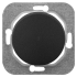 Выключатель кнопочный 1 кл. с подсветкой, Графит, серия Прованс, Bylectrica С110-3307