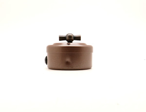 Выключатель поворотный 2 кл. (4 положения), металл, Сандал, Petrucci 305SA