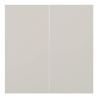 Лицевая панель выключателя 2 кл., Лен, Rikett 35611 LN