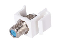 Вставка Keystone с коннектором SAT, Белый, Rikkett 32555 WT