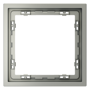 Рамка 1 местная, пластик, Сталь, Voltum S70 VLS100105