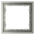 Рамка 1 местная, пластик, Сталь, Voltum S70 VLS100105