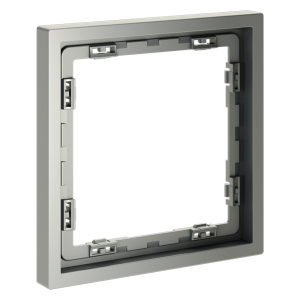 Рамка 1 местная, пластик, Сталь, Voltum S70 VLS100105