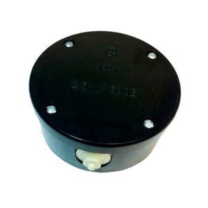 Распаячная коробка пластиковая D83х40 мм, цв. черный, Interior Electric РКПИЭ-05