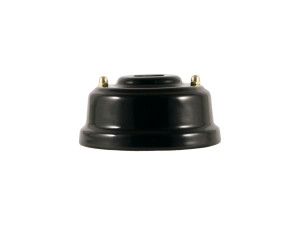 Розетка комп. RJ45 cat.6, керамика, Черный Nero, золотистая фурнитура, Leanza РК6ЧЗ