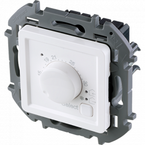 Терморегулятор с внешним датчиком, белый, INSPIRIA Legrand 673810