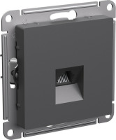 Розетка компьютерная RJ45 Cat. 5e, Базальт, AtlasDesign SE ATN001483
