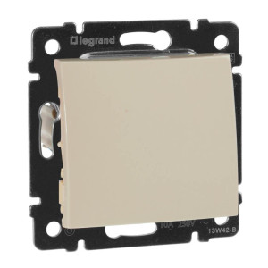 Кнопка без фиксации, слоновая кость, Valena Classic Legrand 774311