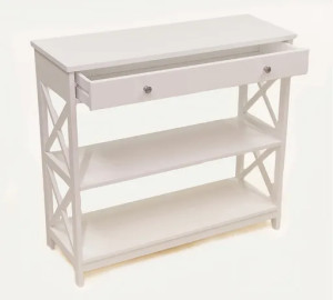 Консоль из массива березы "Полина", Белый, TADORNA 2700A-W