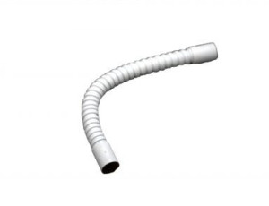 Угол соединительный гофрированный для трубы D15 мм., Белый, Villaris-Loft Premium 310152526