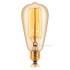 Ретро лампа накаливания ST64 F2 40Вт Е27, золотистая Sun Lumen 051-910