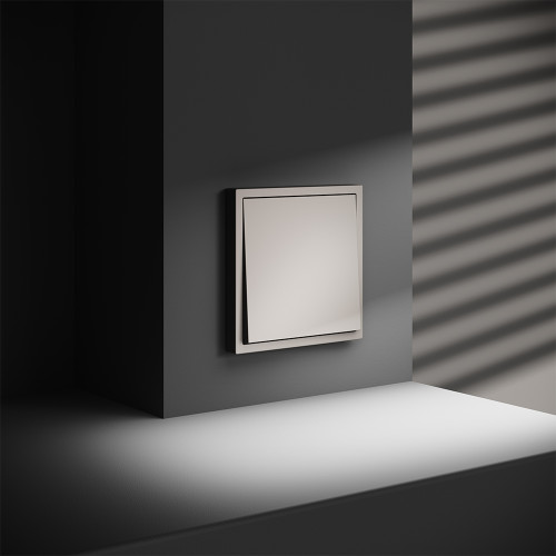 Кнопка без фиксации 1-кл., Кашемир, S70 Voltum VLS010603