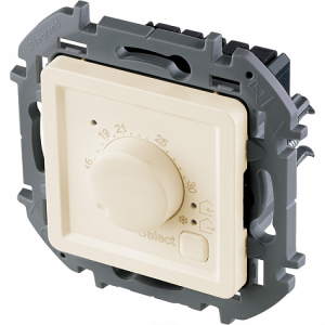 Терморегулятор с внешним датчиком, слоновая кость, INSPIRIA Legrand 673811