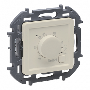 Терморегулятор с внешним датчиком, слоновая кость, INSPIRIA Legrand 673811