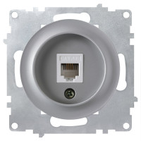 Розетка компьютерная RJ45 Cat. 5e, Серый, OneKeyElectro 1E20701302