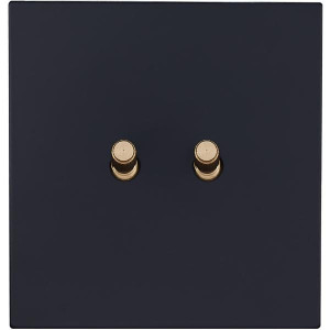 Выключатель жалюзи тумблерный 2 кл. (внутренний монт.), Черная, Castilla Salvador SJAN13BC6