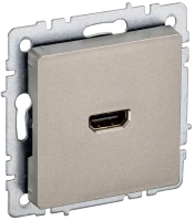 Розетка HDMI, Шампань, Brite IEK BR-H10-K37