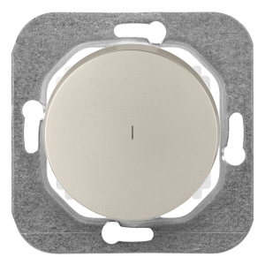 Выключатель кнопочный 1 кл. с подсветкой, Шампань, серия Прованс, Bylectrica С110-3307