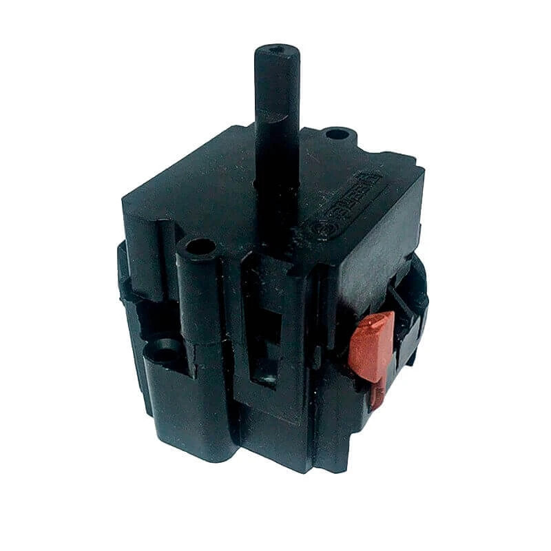 Механизм выключателя фарфорового 2 кл. без рамки (4 положения), Черный, ТМ МезонинЪ GE70602