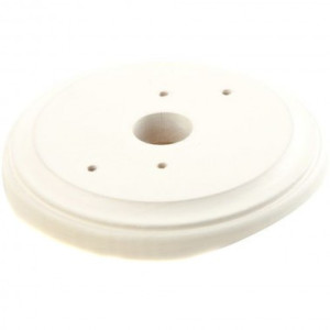 Накладка 1 местная деревянная D98 на бревно, Белый, Lindas 25861 Накладка 1 местная деревянная D98 на бревно, Белый, Lindas 25861