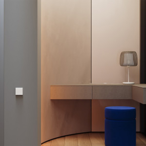 Лицевая панель для выключателя карточного, Хлопок, S70 Voltum VLS002613