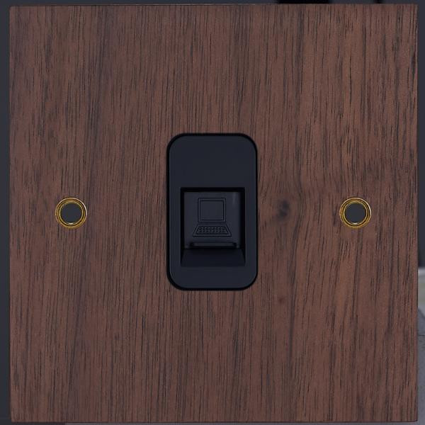 Розетка компьютерная RJ45 (внутренний монт.), Oрех, Sevilla Salvador SWBY3CC13 Розетка компьютерная RJ45 (внутренний монт.), Oрех, Sevilla Salvador SWBY3CC13