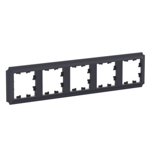 Рамка 5 местная, Карбон, AtlasDesign Antique SE ATN101005