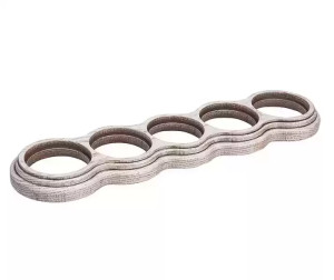 Рамка 5 местная деревянная под декор. накладку, восьмерка, Дуб выбеленный/Корич. патина, Salvador О135ВДК Рамка 5 местная деревянная под декор. накладку, восьмерка, Дуб выбеленный/Корич. патина, Salvador О135ВДК