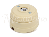 Розетка фарфоровая компьютерная RJ45, слоновая кость, ТМ МезонинЪ GE70341-02