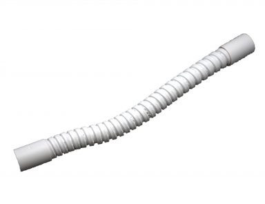 Угол соединительный гофрированный для трубы D22 мм., Белый, Villaris-Loft Premium 310222526