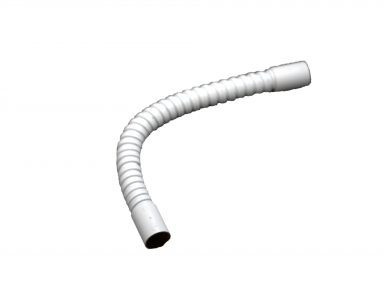 Угол соединительный гофрированный для трубы D22 мм., Белый, Villaris-Loft Premium 310222526