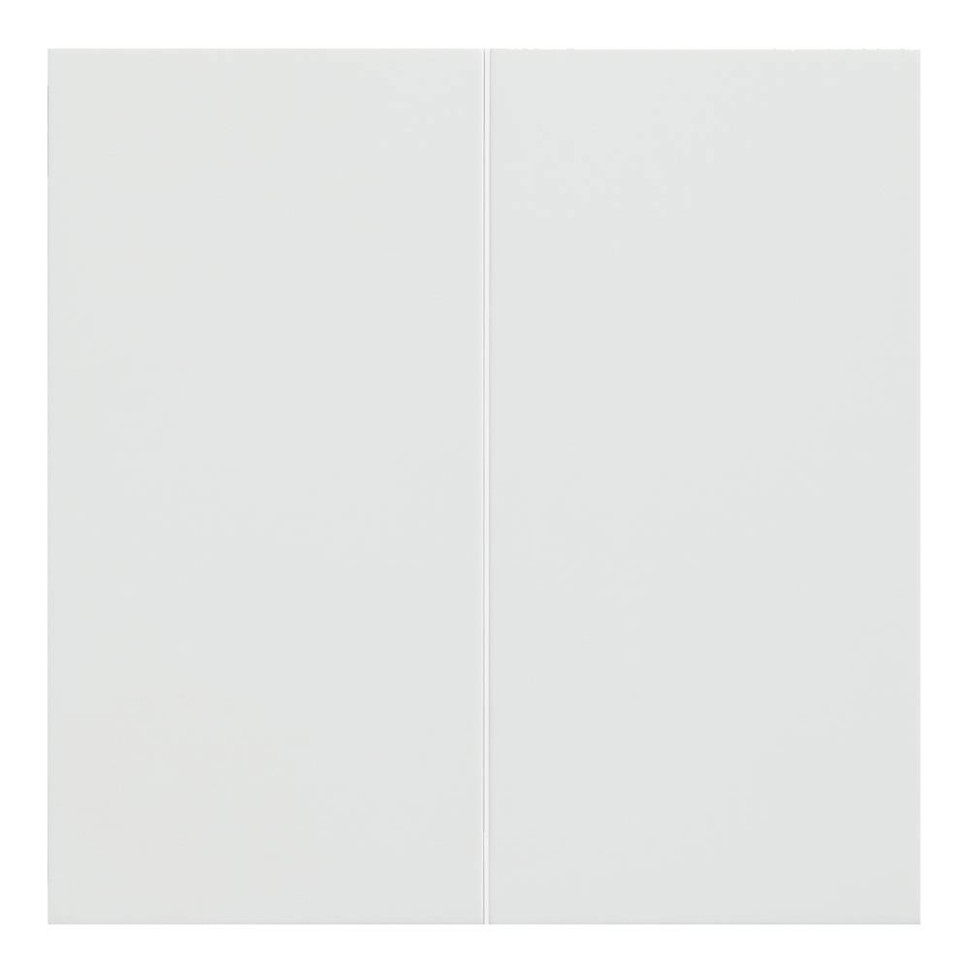 Лицевая панель выключателя 2 кл., Белый сатин, Rikett 35611 MW Лицевая панель выключателя 2 кл., Белый сатин, Rikett 35611 MW