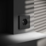 Розетка c З/К, Черный матовый, Voltum S70 VLS040108 Розетка c З/К, Черный матовый, Voltum S70 VLS040108
