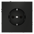 Розетка c З/К, Черный матовый, Voltum S70 VLS040108 Розетка c З/К, Черный матовый, Voltum S70 VLS040108