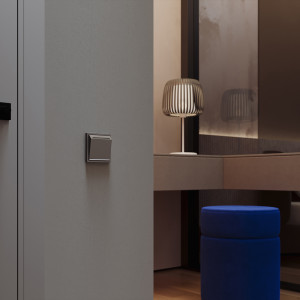 Лицевая панель для выключателя карточного, Капучино, S70 Voltum VLS002614