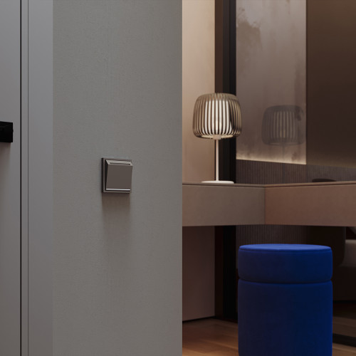 Лицевая панель для выключателя карточного, Капучино, S70 Voltum VLS002614