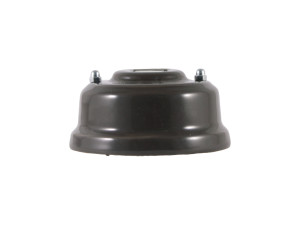 Розетка комп. RJ45 cat.6, керамика, Cерый Grigio, серебристая фурнитура, Leanza РК6СС