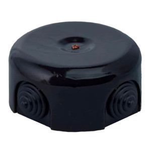 Распаечная коробка керамика D90, черный, Retrika RR-09008