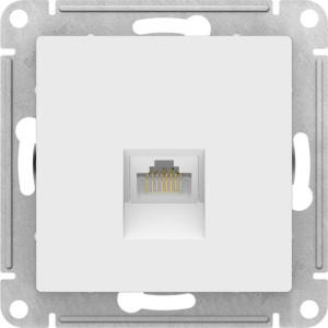 Розетка компьютерная RJ45 Cat. 6e, Лотос, AtlasDesign SE ATN001386